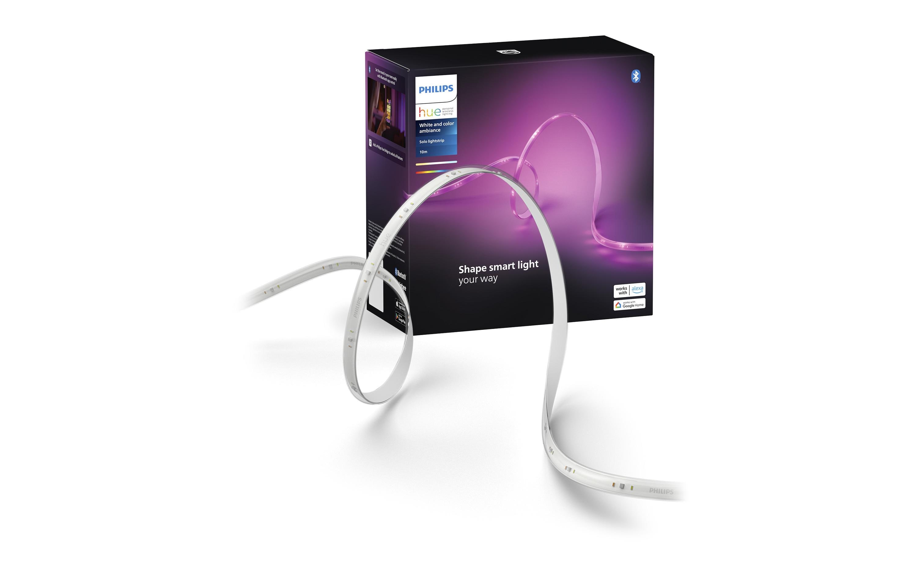 White & Color Ambiance Lightstrip Solo 10 m EU<br>Die führende Lösung für Raumbeleuchtung