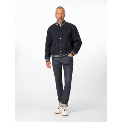 Herren-Collegejacke, Dunkelblau