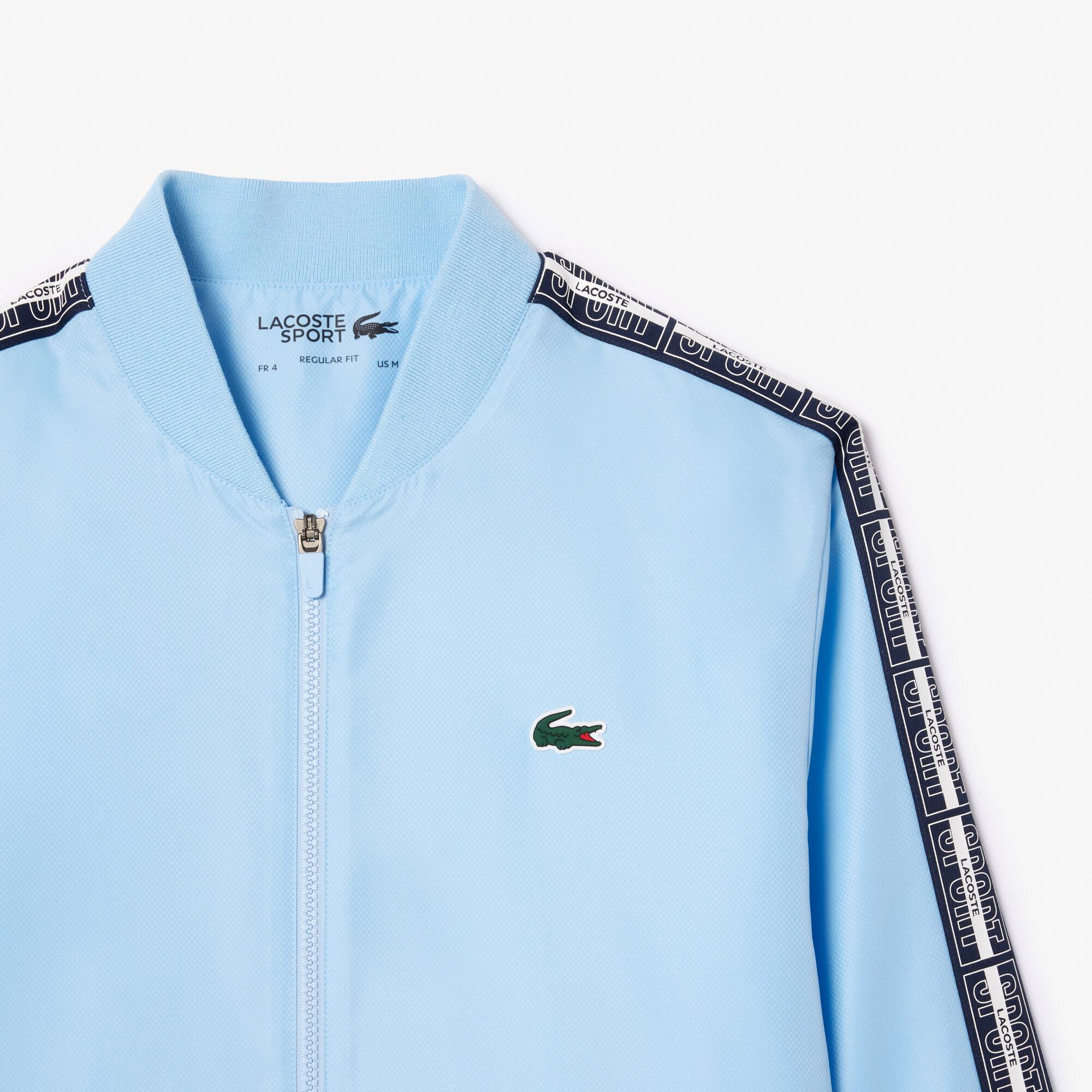 Tennis-Trainingsanzug auf recyceltem Gewebe Trainingsanzug-Sets - Blau - Lacoste - Herren