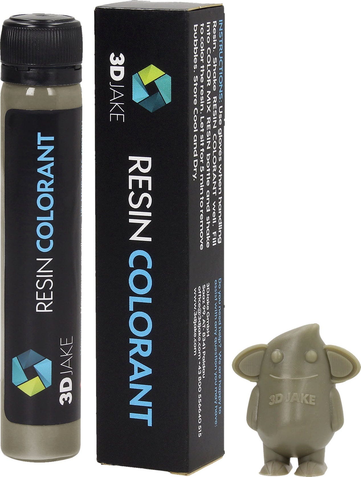 3DJAKE  Resin Colorant Olivgrau, 25 g    Resin Farbstoff in Olivgrau