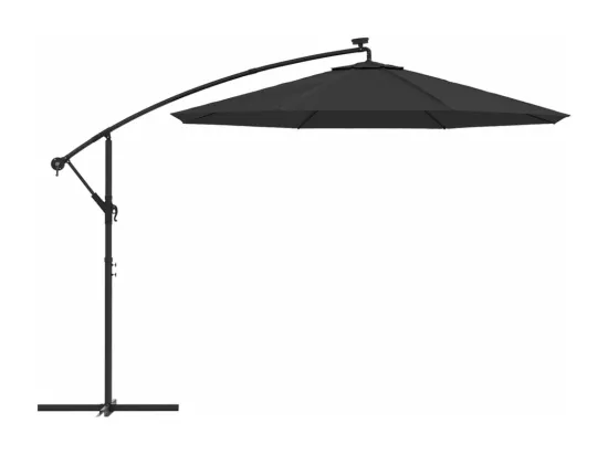 Parasol déporté à led noire 02_0008578