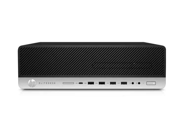HP EliteDesk 800 G3 - Mini desktop Core i5 7500 - RAM 8 GB - SSD 240 GB - Windows 10 64-bit - skærm: ingen - istandsat - T1A