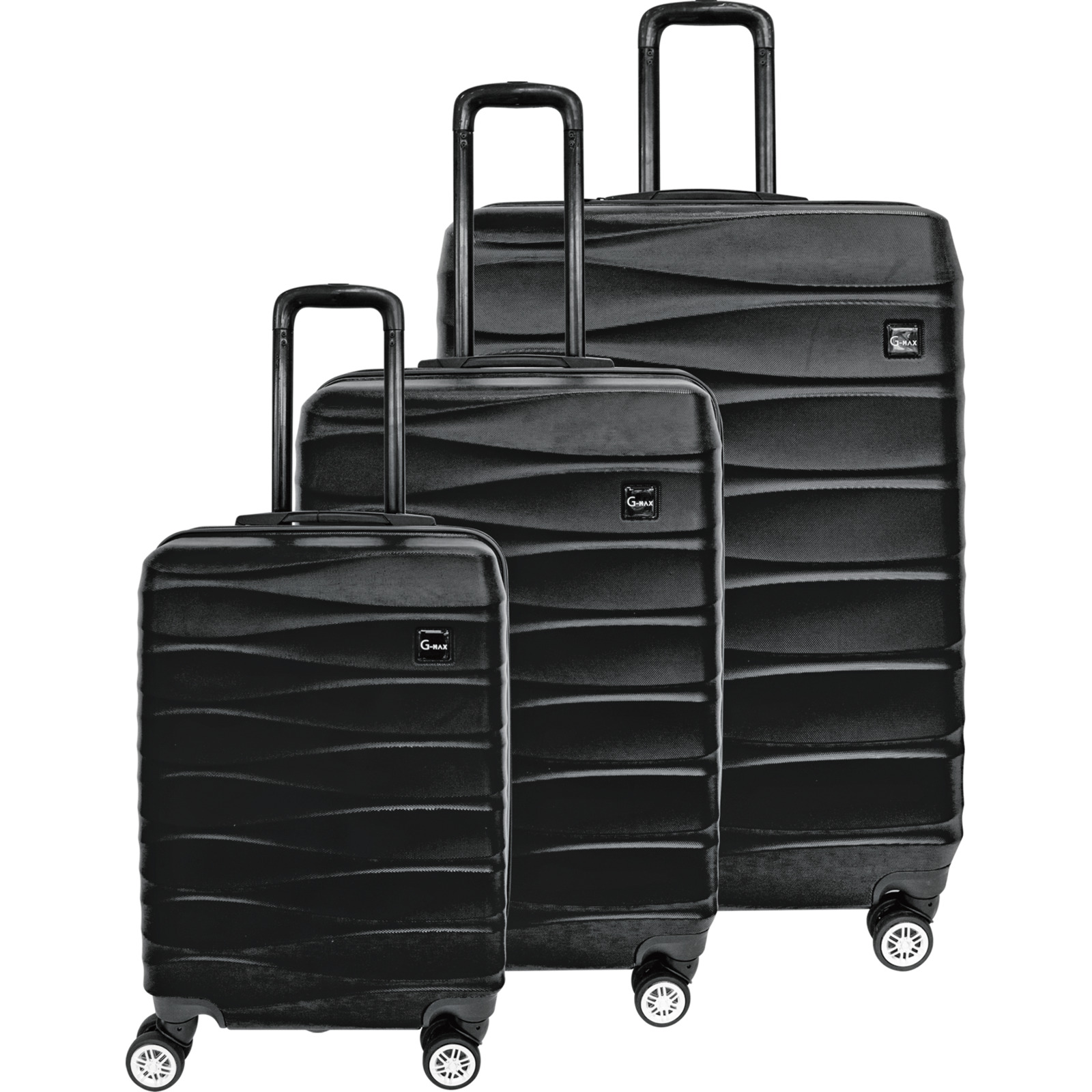 Schalenkoffer Sidney S, schwarz