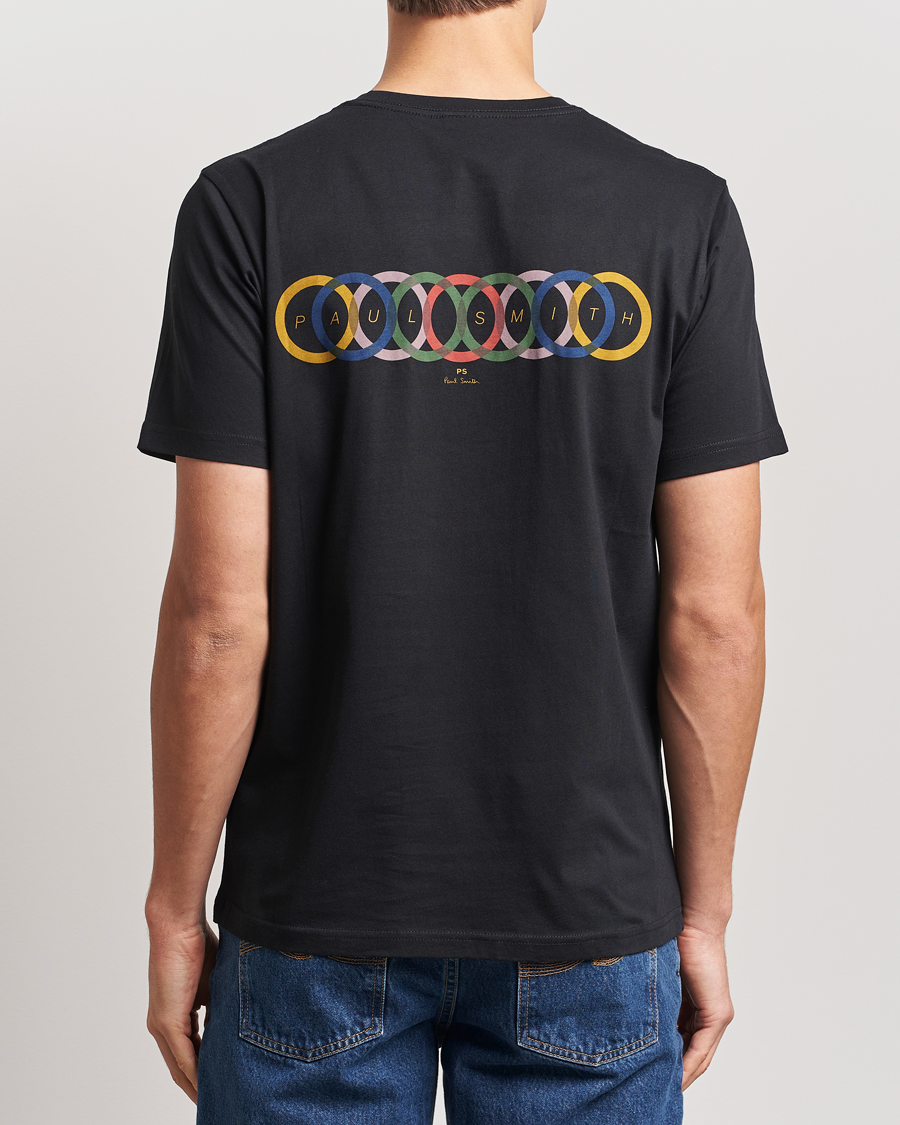 PS Paul Smith Multi Circles Crew Neck T-Shirt Black