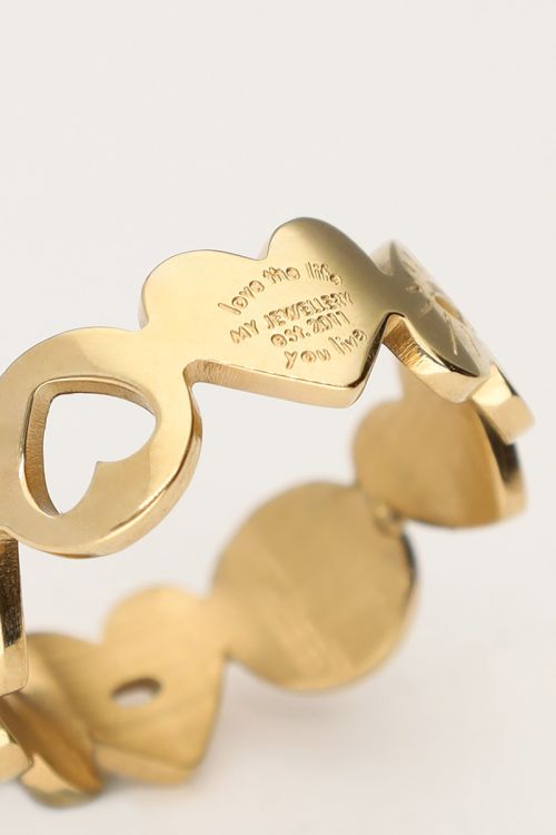 Iconic ring chunky hartje