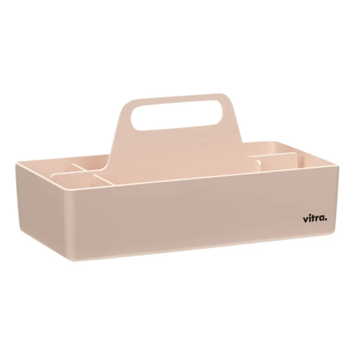 Vitra Rangement Toolbox en plastique recyclé - Arik Levy | Rose pâle