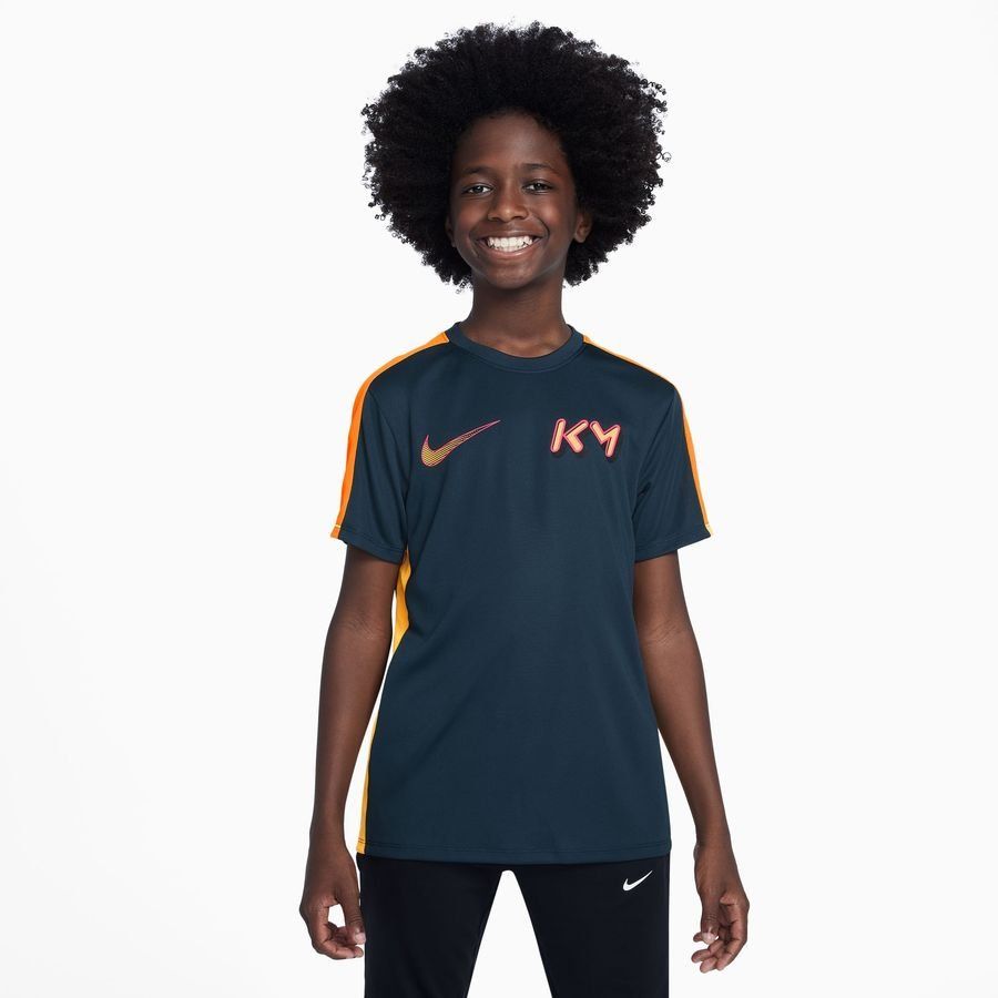 Nike T-shirt d'Entraînement Dri-FIT Academy 23 Mbappé Personal Edition - Bleu/Orange Enfant