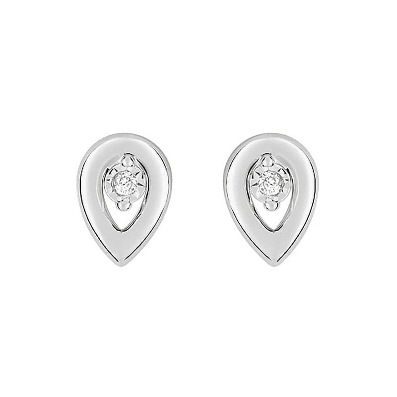 Boucles d'oreilles femme - Diamant - Or 18 Carats