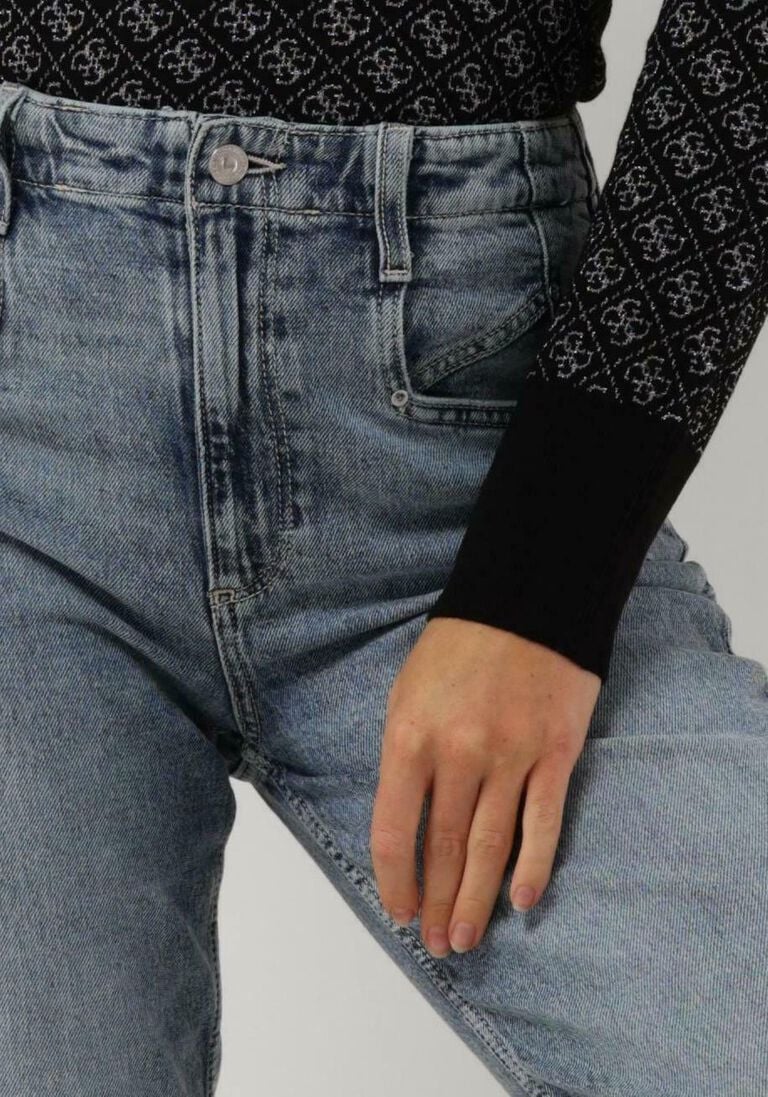 GUESS blauwe guess mom jeans mom cut jean