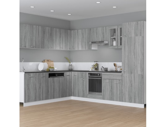 VIDAXL - Mobilier de cuisine Armoire suspendue sonoma gris 29,5x31x60 cm bois d'ingénieri...