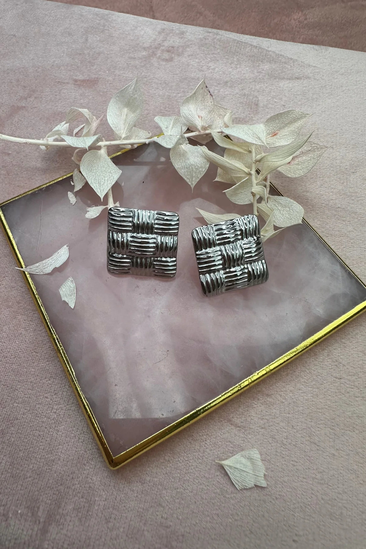 Mellow Moon Square Earrings BME17130540