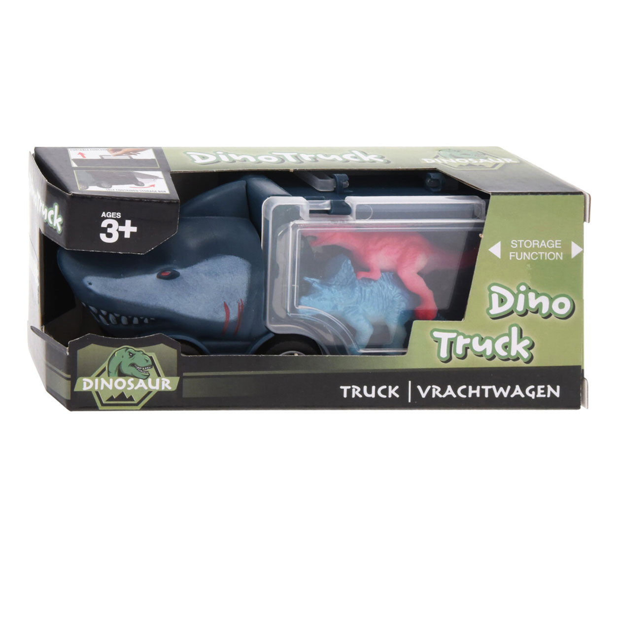 Vrachtwagen Dino met 2 Auto's