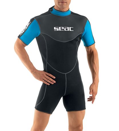 Seac Neoprenanzug - Sense Shorty Man 2, 5 mm - Schwarz/Blau