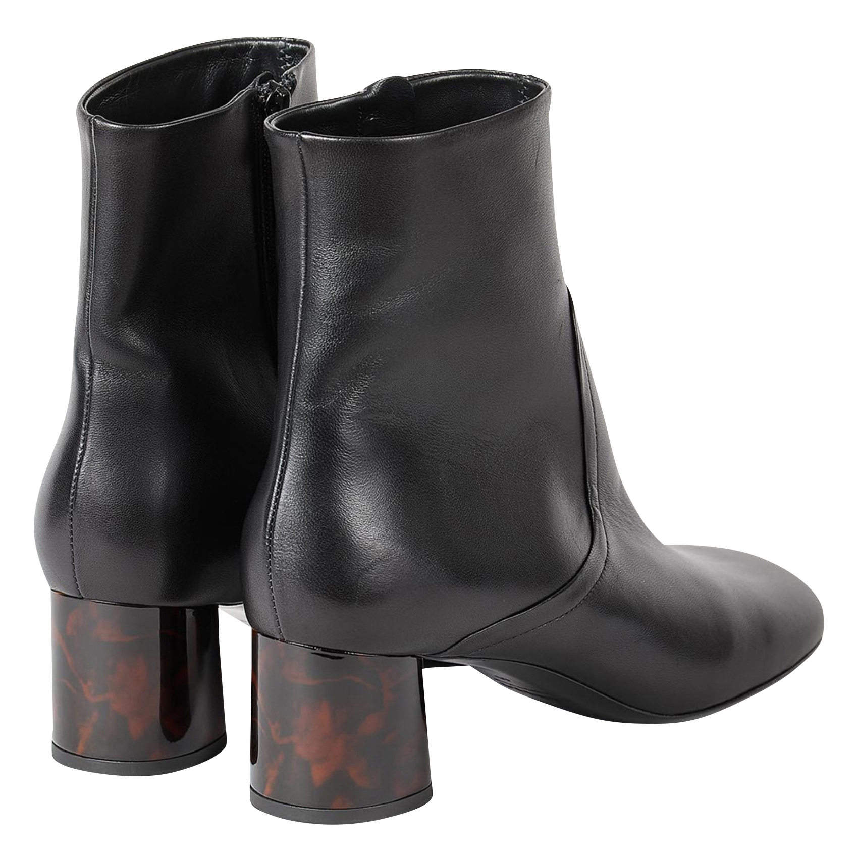 Bottines en cuir | Noir