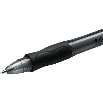Bic Gelocity Illusion - Roller effaçable - 0,7 mm - noir