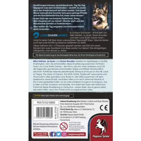 Pegasus Spiele Detective Signierte Serie 2: Schlaue Spürnasen (Portal Games)