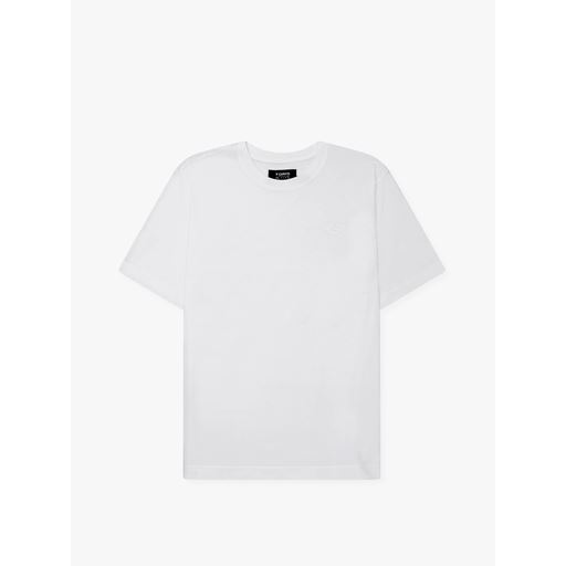 7 DAYS Active Organic Fitted T-shirt, Brilliant White, M
