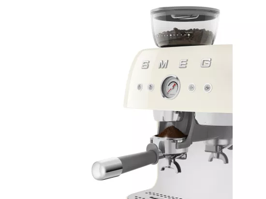 Machine à café combinée Expresso Années 50 crème