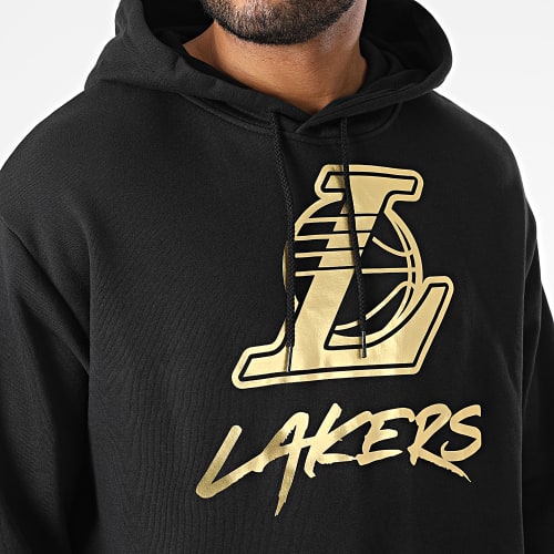 Sweat Capuche Los Angeles Lakers Metallic 60292289 Noir Doré
