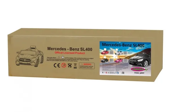 Jamara Mercedes-Benz SL 400, 3 År, 4 hjul, Hvid