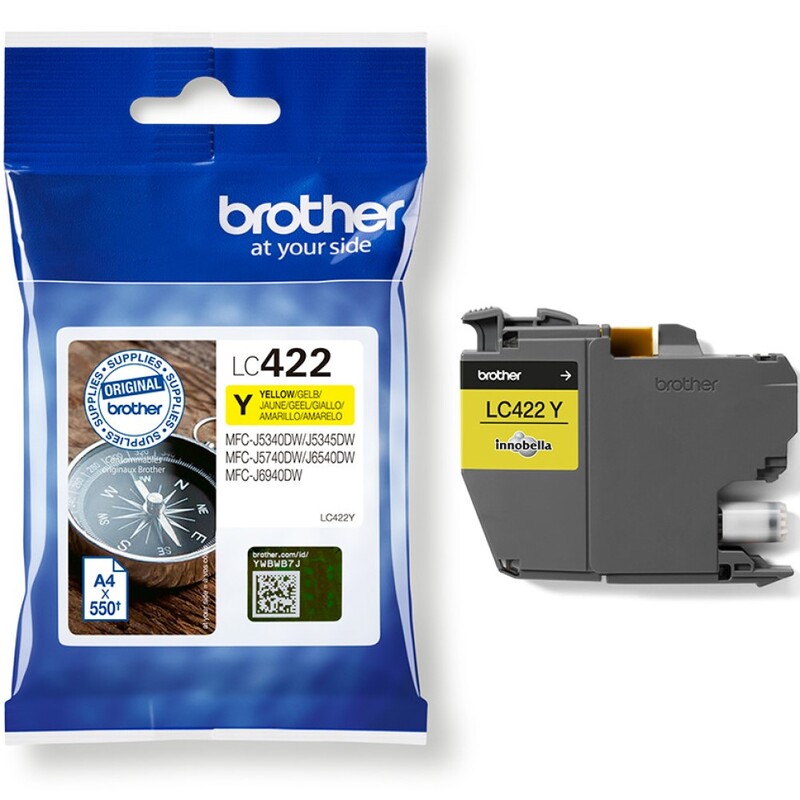 Brother LC-422Y Tintenpatrone, gelb
