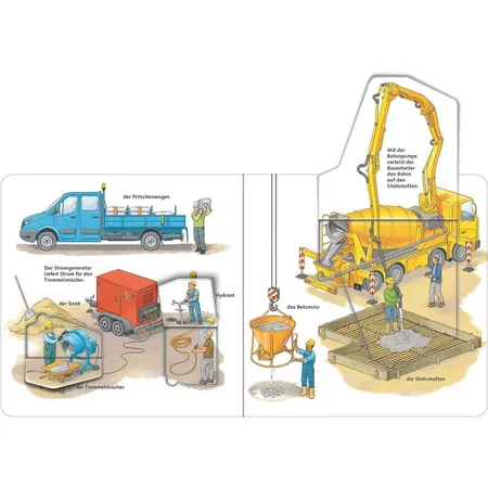 Ravensburger Pappbilderbuch - Klappen-Wörterbuch: Baustelle
