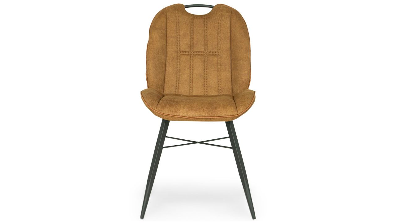 Eetkamerstoel Luxor Cognac Eva B53 x D65 x H92 cm