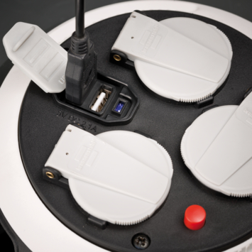 Brennenstuhl Kabelbox 3-voudig + USB 3 Meter