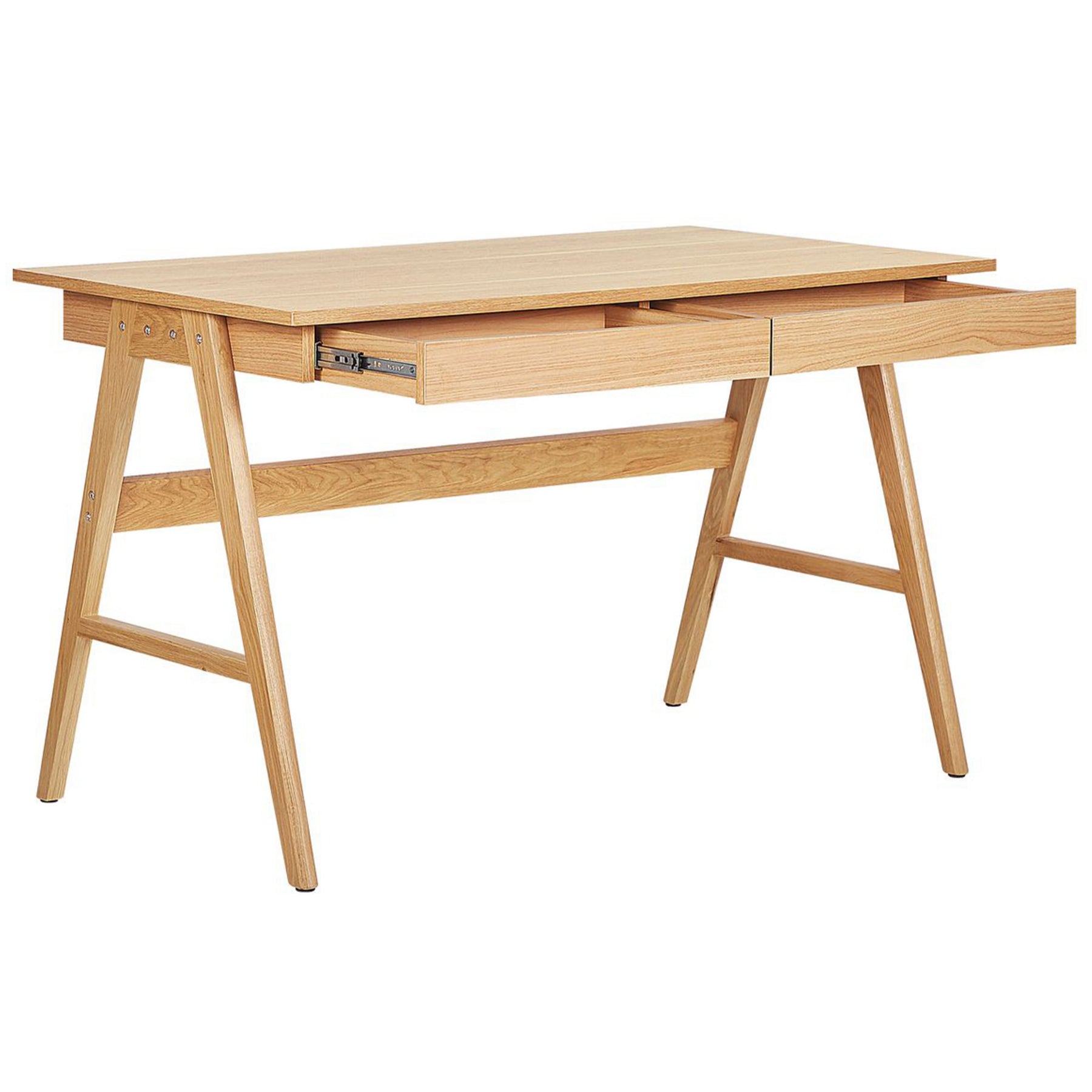 Beliani - SHESLAY - Bureau - Lichte houtkleur - MDF