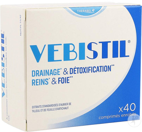 Vebistil Drainage Et Détoxification Reins Et Foie 40 Comprimés Enrobés