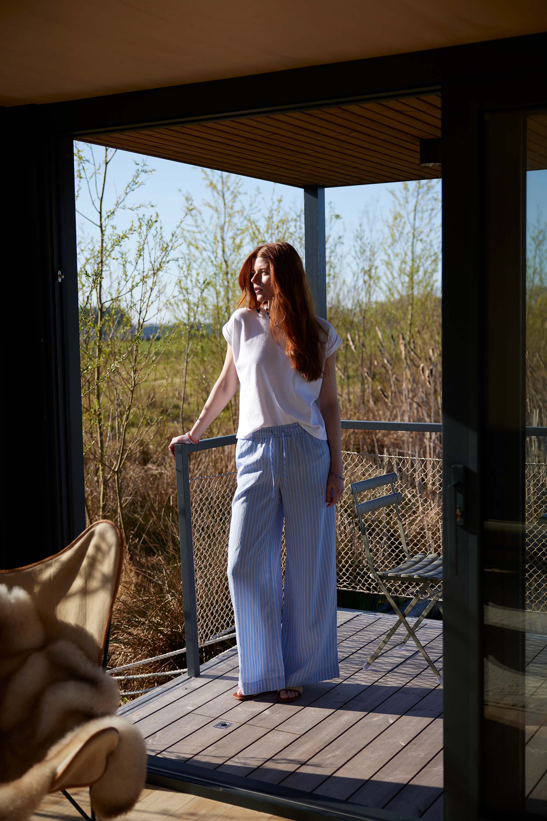 gestreepte broek