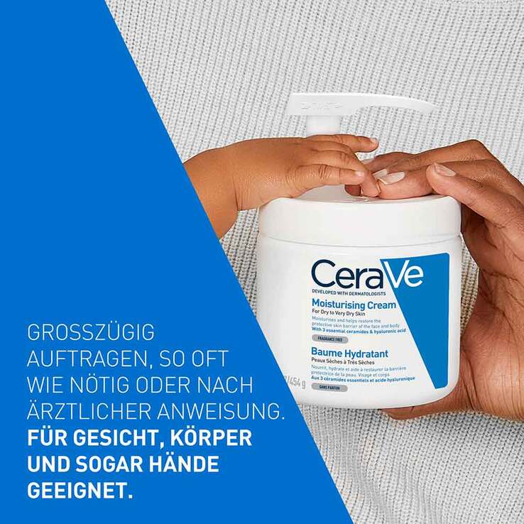 Cerave Feuchtigkeitscreme Pumpe, 454 g