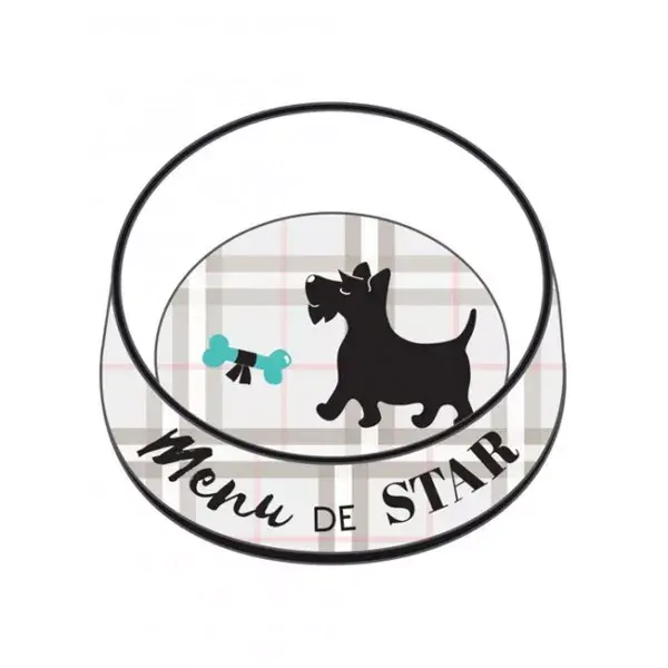 Menu Dog Bowl Star