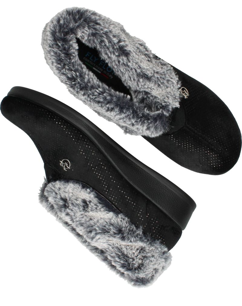 Belizia Pantoffels Zwart Dames
