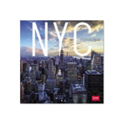 Legami - Calendrier mensuel 2024 - 18 x 18 cm - NYC
