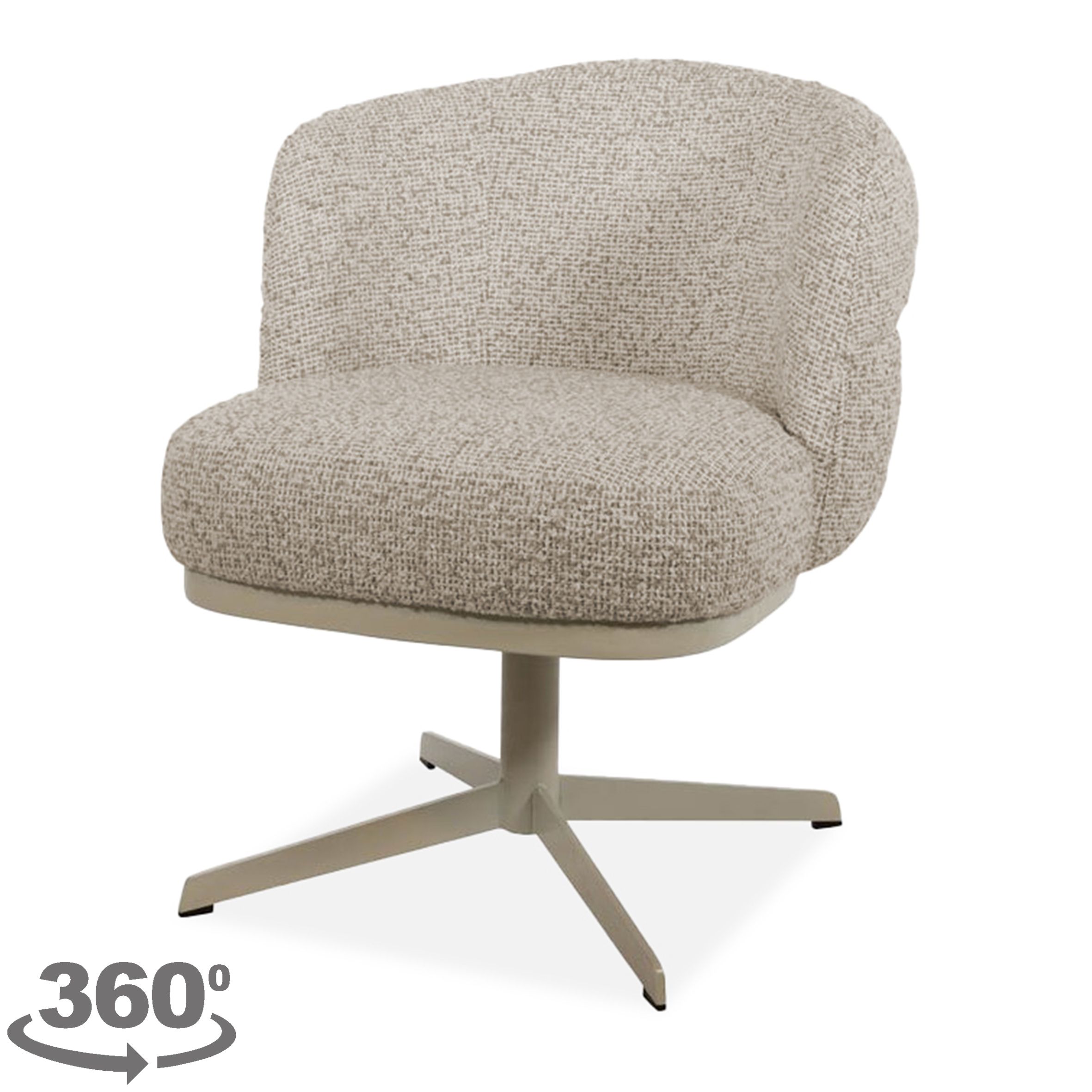 Eetkamerstoel Taupe  JLo B70.5 x D72 x H82 cm