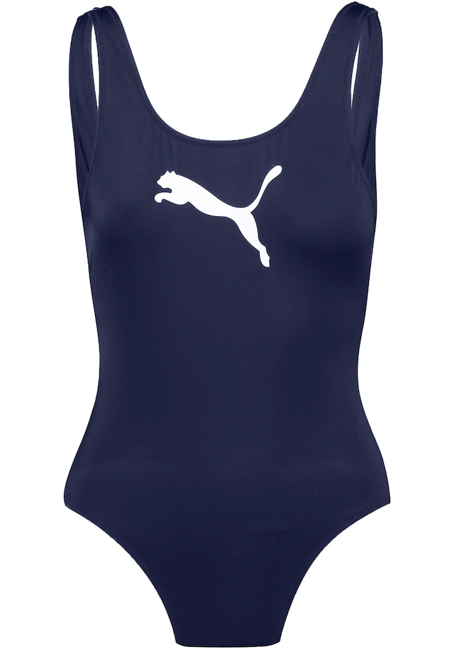 PUMA Badeanzug »PUMA SWIM WOMEN SWIMSUIT« mit Logoprint vorn