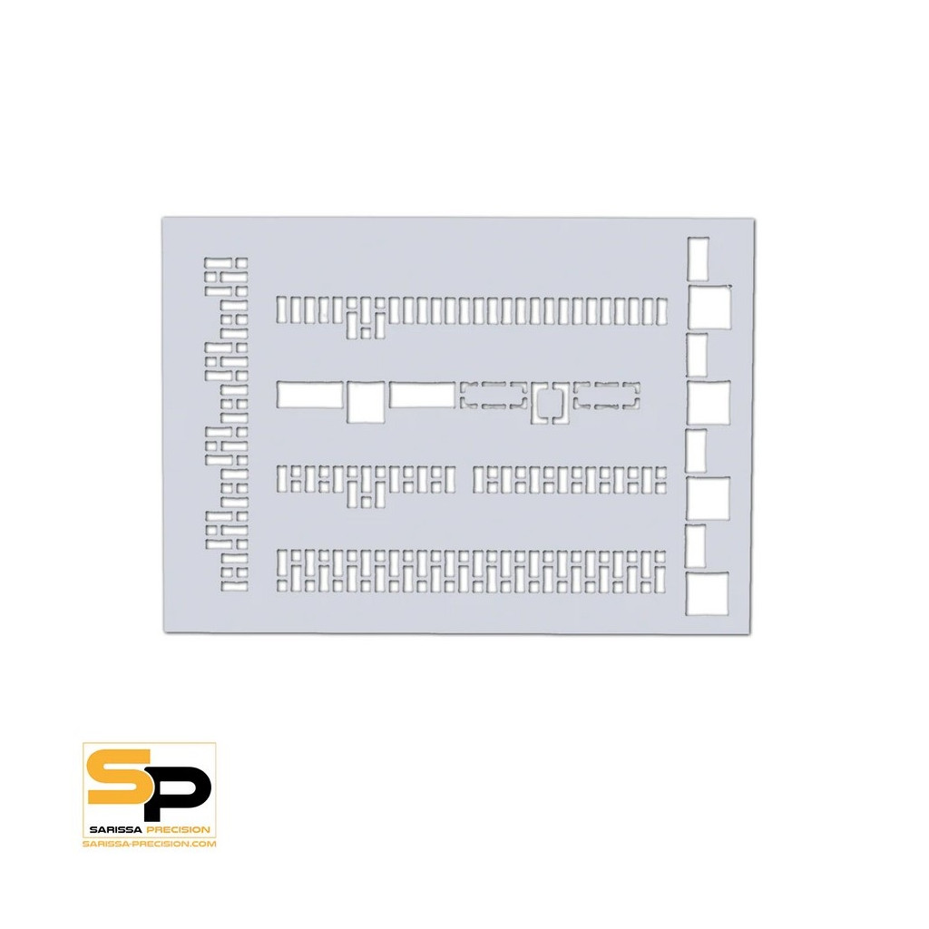 Sarissa Stencil System - Edging / Pillar Detail