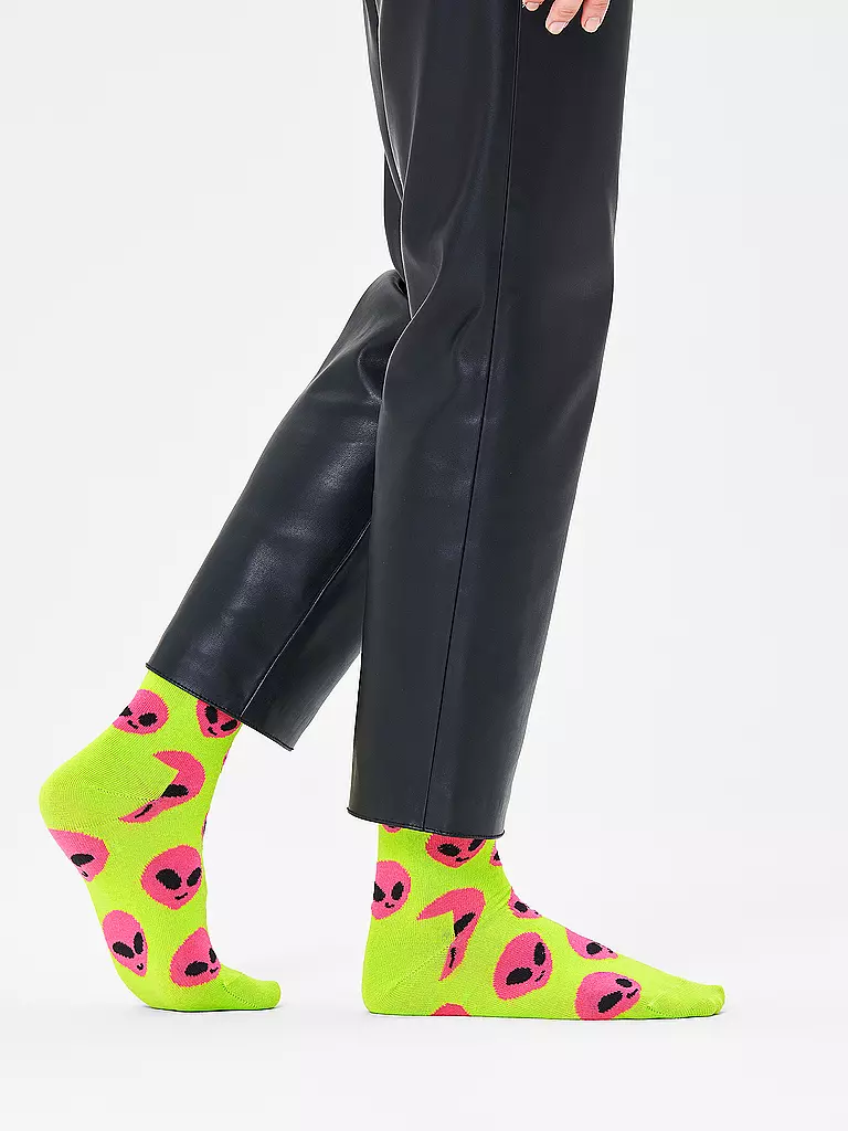 HAPPY SOCKS Herren Socken ALIEN green grün