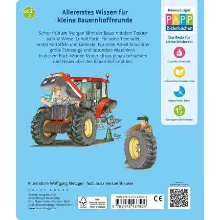 Ravensburger Meine Welt der Fahrzeuge: Auf dem Bauernhof
