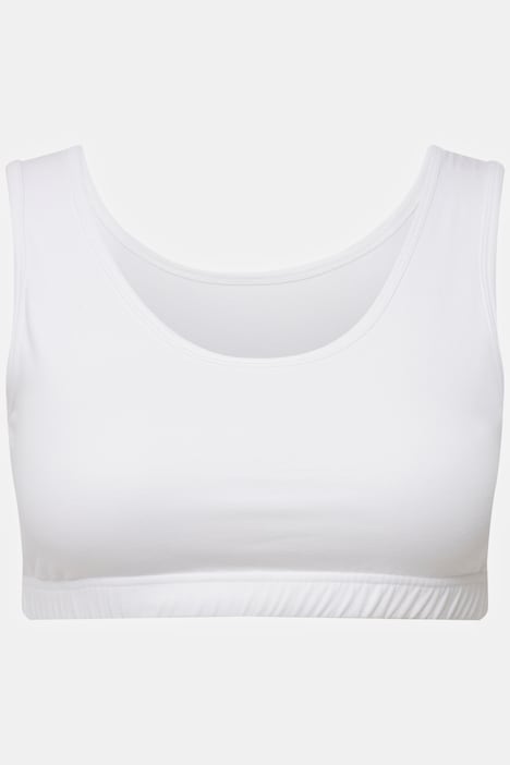 Bustier, breite Träger, Biobaumwolle