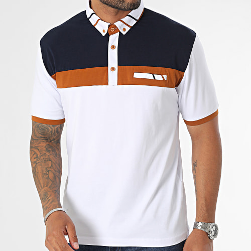 Polo Manches Courtes Blanc