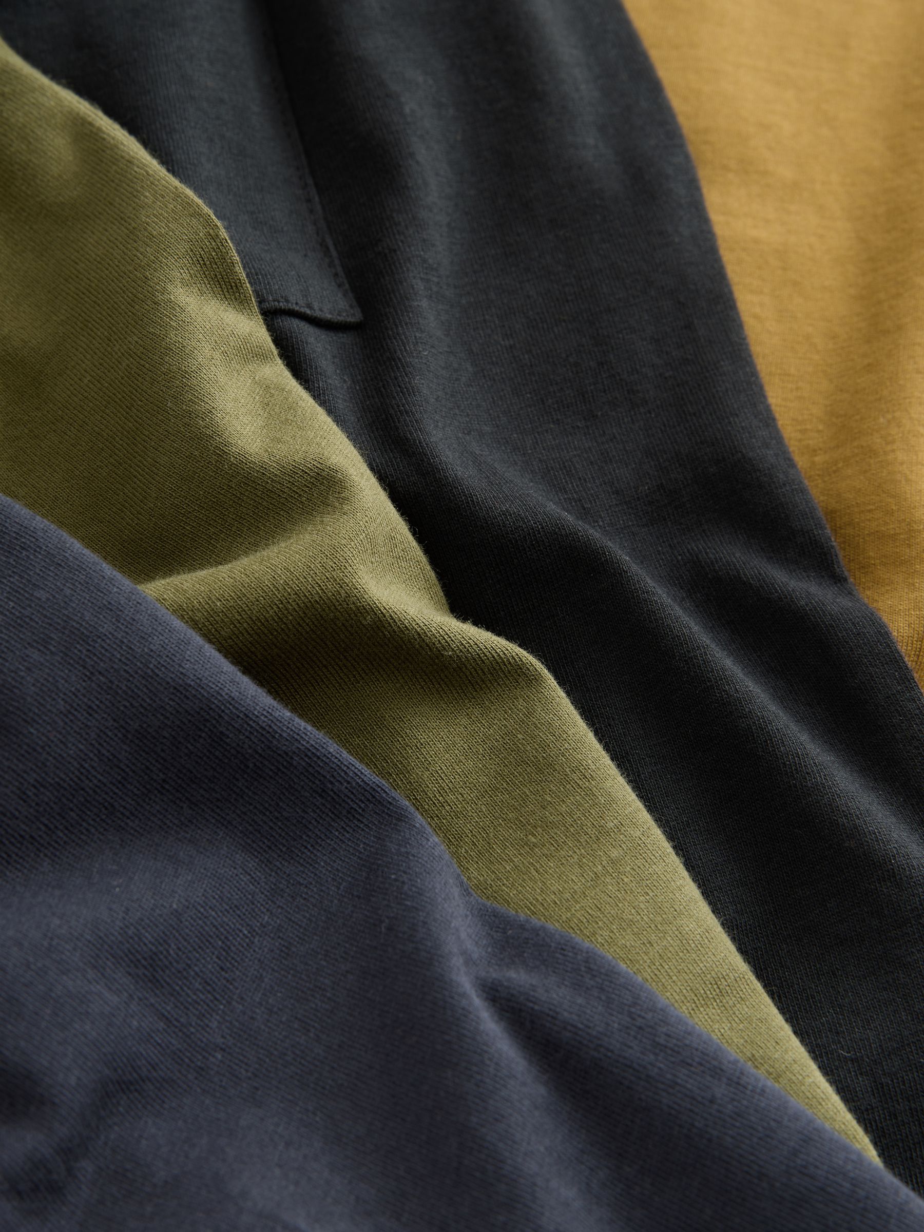 Naturel/Khaki Groen - Korte jersey pyjama's verpakking van 2
