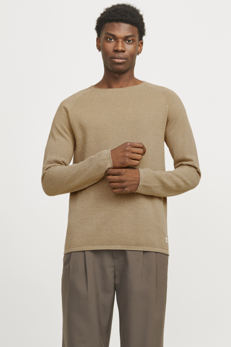 Jack & Jones beige heren trui