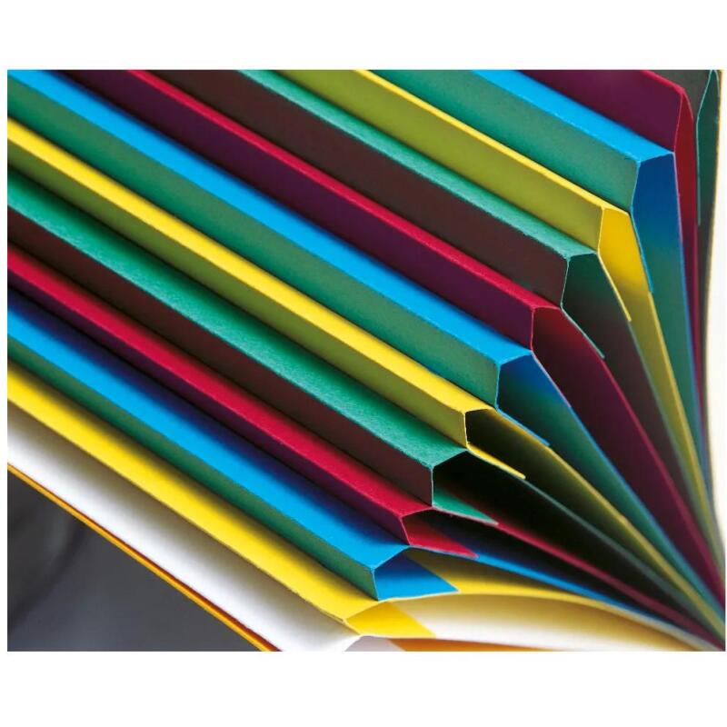 Trieur HARMONIKA® à fenêtres avec élastiques véritable carte lustrée 24 compartiments