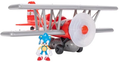 Sonic Tornado Biplane med Sonic-figur