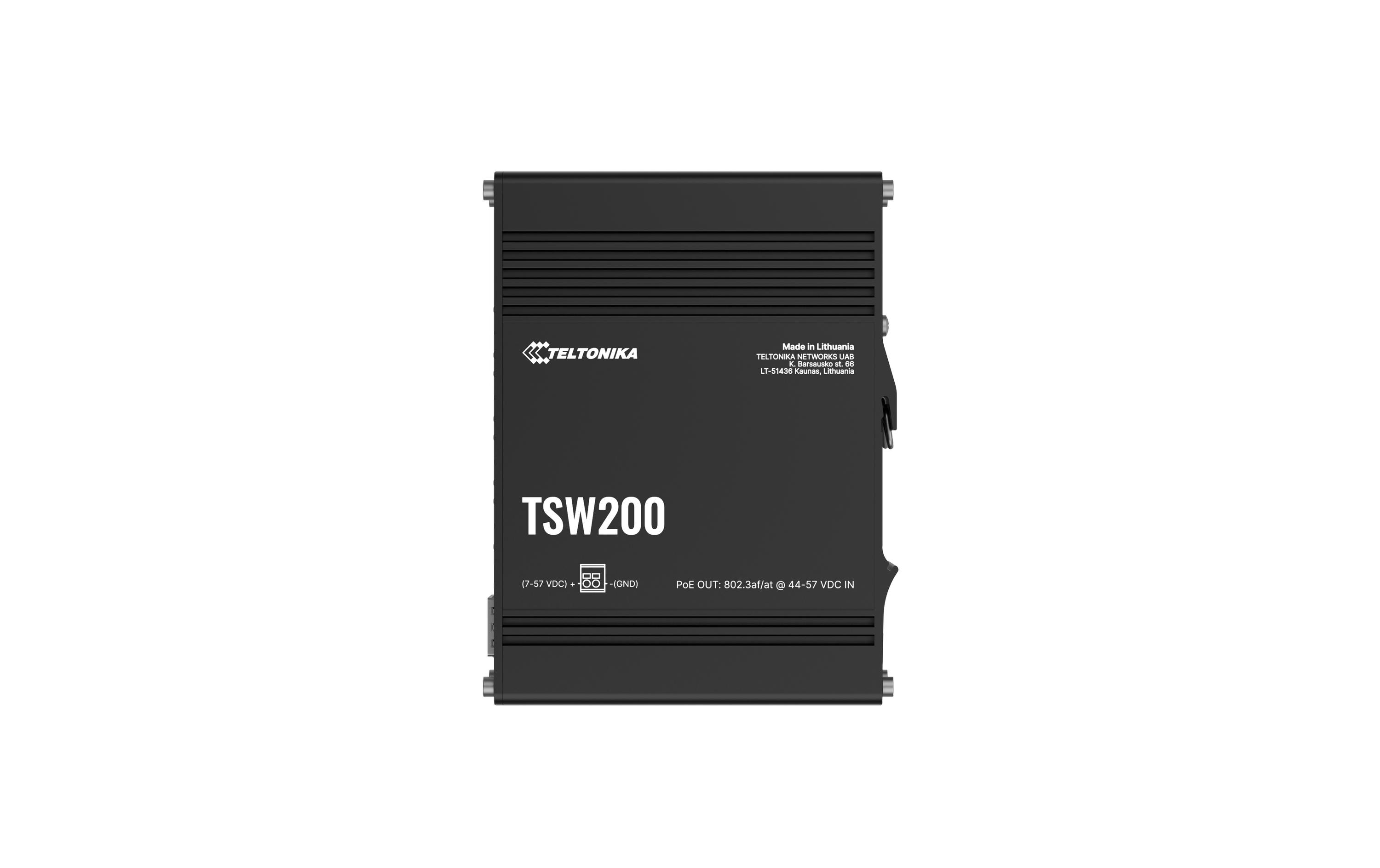 PoE+ Switch TSW200 10 Port<br>Industrial Unmanaged PoE+ Switch