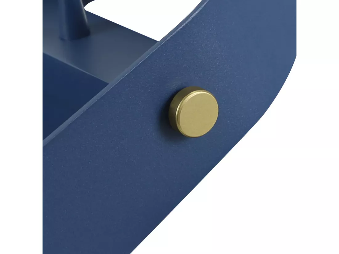 NETTLIFE Lampe de table LED Lampe de chevet Sans fil - Portable Veilleuse Luminosité Réglable 26CM，bleu