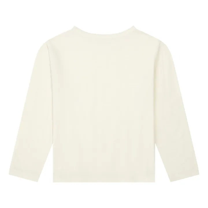 SMALLABLE BASICS T-Shirt Fille Manches Longues Jersey Coton Bio  | Sable