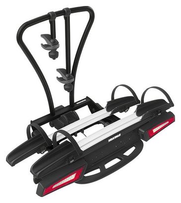 Porte-Vélos sur Boule d'Attelage Yakima Just Click 2 EVO - 2 Vélos (Compatible E-Bikes) Noir